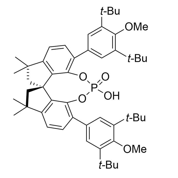 货号：201111   CAS号：NA (11aS)-3,7-Bis[3,5-bis(tert-butyl)-4-methoxyphenyl]-10,11,12,13-tetrahydro-10,10,13,13-tetramethyl-5-hydroxy-5-oxide-diindeno[7,1-de:1',7'-fg][1,3,2]dioxaphosphocin